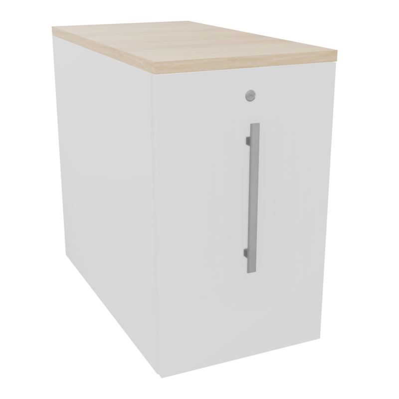 GUSTAVE CAISSON INDIVIDUEL H7 3,5 L43,2 P80 CM MELAMINE - CORPS TOP PORTE MG MG RZ