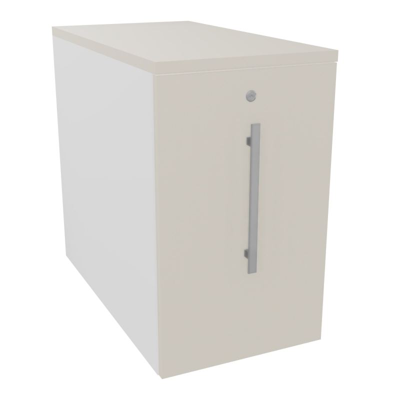 GUSTAVE CAISSON INDIVIDUEL H73,5 L43,2 P80 CM MELAMINE - CORPS  TOP  PORTE MG N5 N5