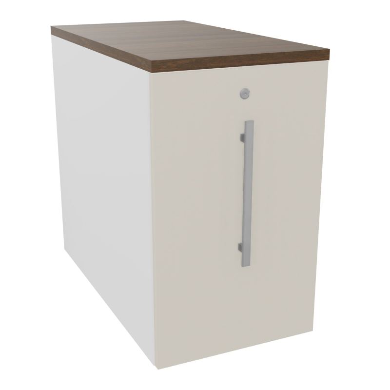 GUSTAVE CAISSON INDIVIDUEL H73,5 L43,2 P80 CM MELAMINE - CORPS  TOP  PORTE MG N5 N6
