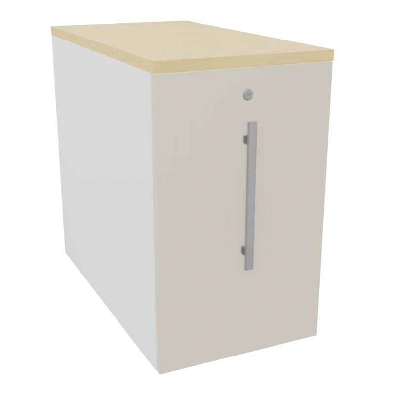 GUSTAVE CAISSON INDIVIDUEL H73,5 L43,2 P80 CM MELAMINE - CORPS  TOP  PORTE MG N5 N8