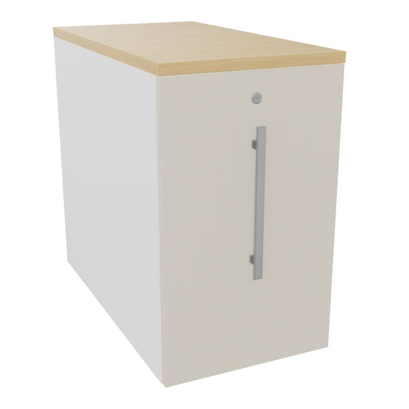 GUSTAVE CAISSON INDIVIDUEL H73,5 L43,2 P80 CM MELAMINE - CORPS  TOP  PORTE  MG N5 R1