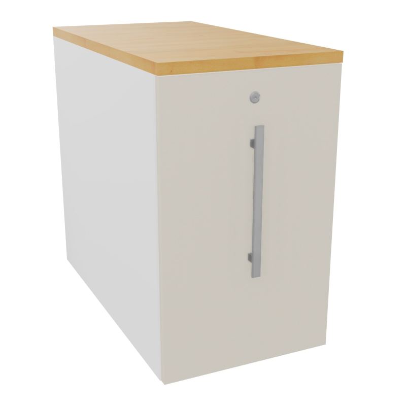 GUSTAVE CAISSON INDIVIDUEL H73,5 L43,2 P80 CM MELAMINE - CORPS  TOP  PORTE  MG N5 R5