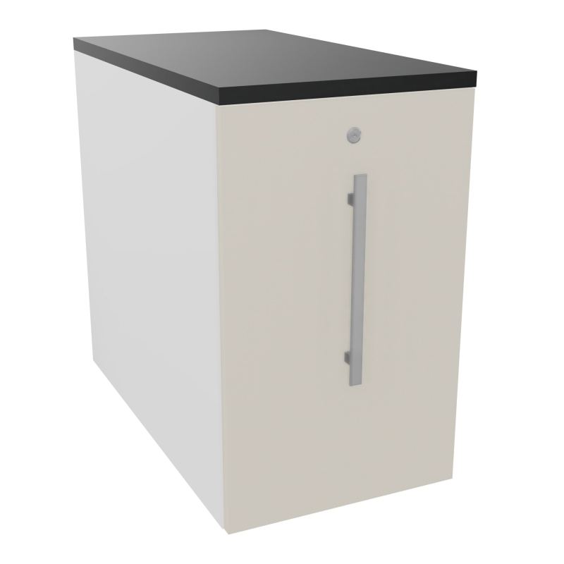 GUSTAVE CAISSON INDIVIDUEL H73,5 L43,2 P80 CM MELAMINE - CORPS  TOP  PORTE  MG N5 R9
