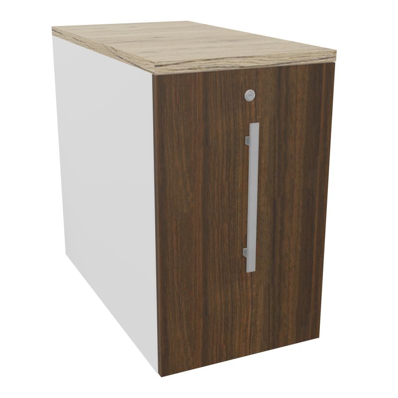 GUSTAVE CAISSON INDIVIDUEL H73,5 L43,2 P80 CM MELAMINE - CORPS  TOP  PORTE MG N6 R3
