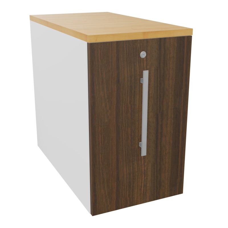 GUSTAVE CAISSON INDIVIDUEL H73,5 L43,2 P80 CM MELAMINE - CORPS  TOP  PORTE  MG N6 R5