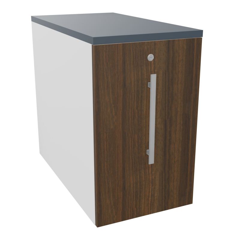 GUSTAVE CAISSON INDIVIDUEL H73,5 L43,2 P80 CM MELAMINE - CORPS  TOP  PORTE  MG N6 R6