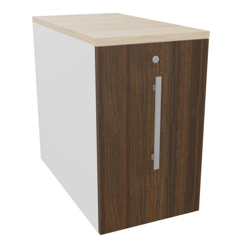 GUSTAVE CAISSON INDIVIDUEL H73,5 L43,2 P80 CM MELAMINE - CORPS  TOP  PORTE MG N6 RZ