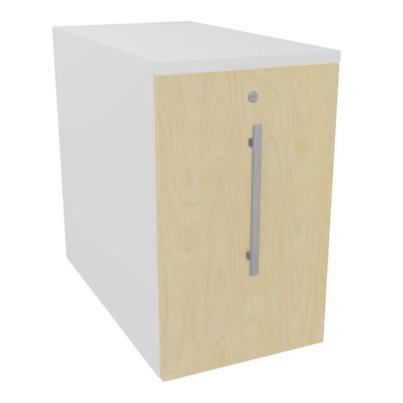 GUSTAVE CAISSON INDIVIDUEL H73,5 L43,2 P80 CM MELAMINE - CORPS  TOP  PORTE MG N8 MG