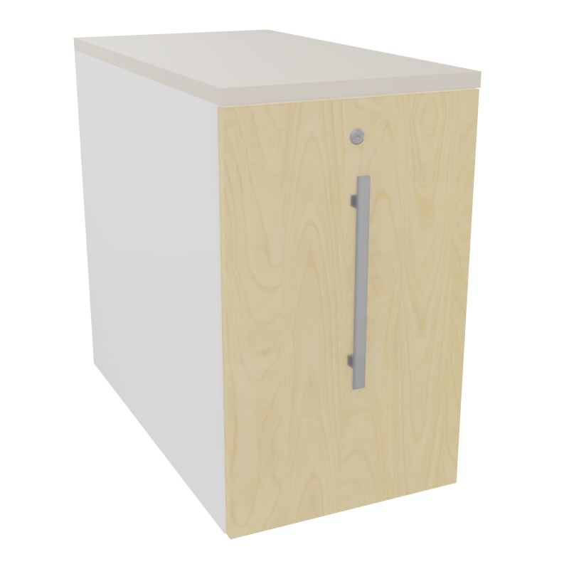 GUSTAVE CAISSON INDIVIDUEL H73,5 L43,2 P80 CM MELAMINE - CORPS  TOP  PORTE MG N8 N5