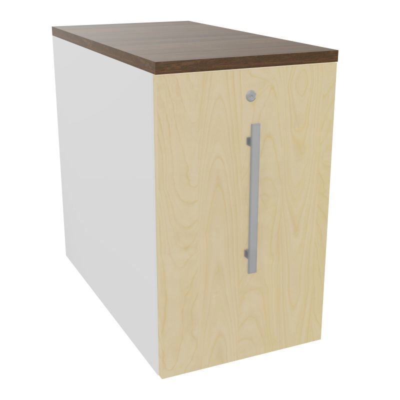 GUSTAVE CAISSON INDIVIDUEL H73,5 L43,2 P80 CM MELAMINE - CORPS  TOP  PORTE MG N8 N6