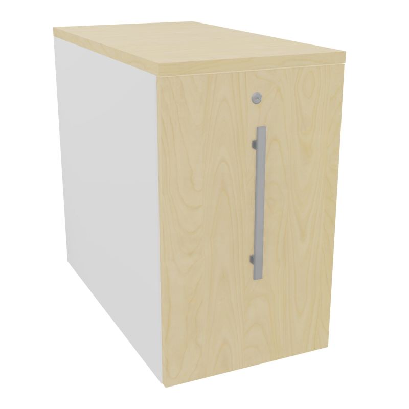 GUSTAVE CAISSON INDIVIDUEL H73,5 L43,2 P80 CM MELAMINE - CORPS  TOP  PORTE MG N8 N8