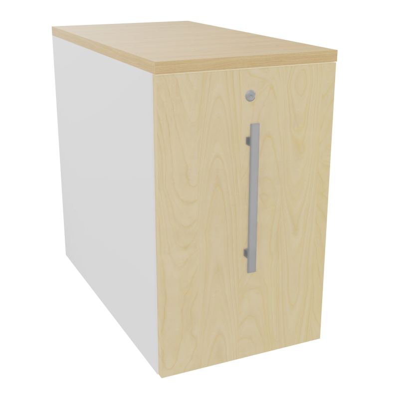 GUSTAVE CAISSON INDIVIDUEL H73,5 L43,2 P80 CM MELAMINE - CORPS  TOP  PORTE  MG N8 R1