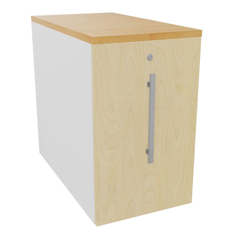 GUSTAVE CAISSON INDIVIDUEL H73,5 L43,2 P80 CM MELAMINE - CORPS  TOP  PORTE  MG N8 R5