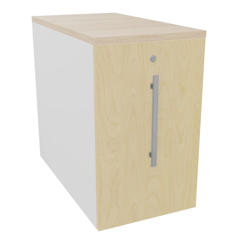 GUSTAVE CAISSON INDIVIDUEL H73,5 L43,2 P80 CM MELAMINE - CORPS  TOP  PORTE MG N8 RZ
