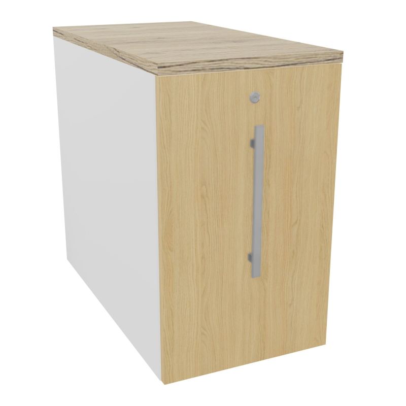 GUSTAVE CAISSON INDIVIDUEL H73,5 L43,2 P80 CM MELAMINE - CORPS  TOP  PORTE  MG R1 R3