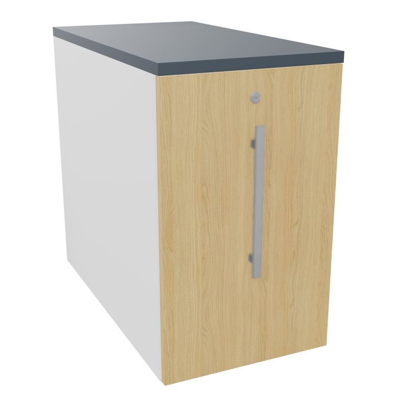 GUSTAVE CAISSON INDIVIDUEL H73,5 L43,2 P80 CM MELAMINE - CORPS  TOP  PORTE  MG R1 R6