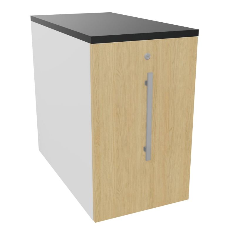 GUSTAVE CAISSON INDIVIDUEL H73,5 L43,2 P80 CM MELAMINE - CORPS  TOP  PORTE  MG R1 R9