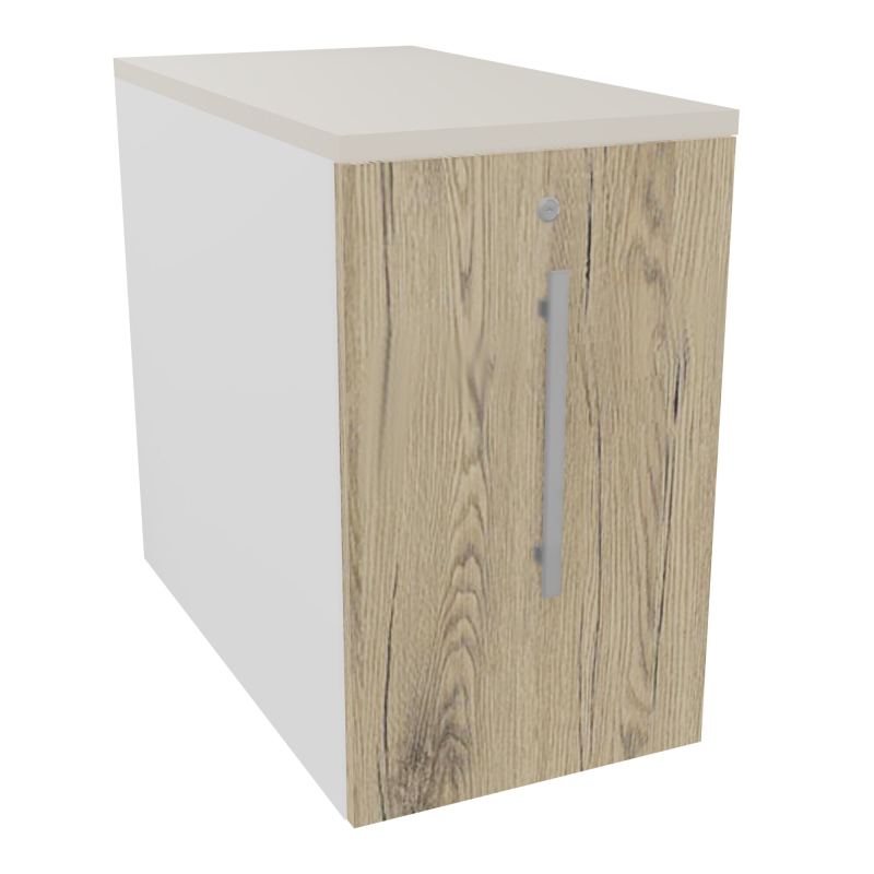 GUSTAVE CAISSON INDIVIDUEL H73,5 L43,2 P80 CM MELAMINE - CORPS  TOP  PORTE MG R3 N5