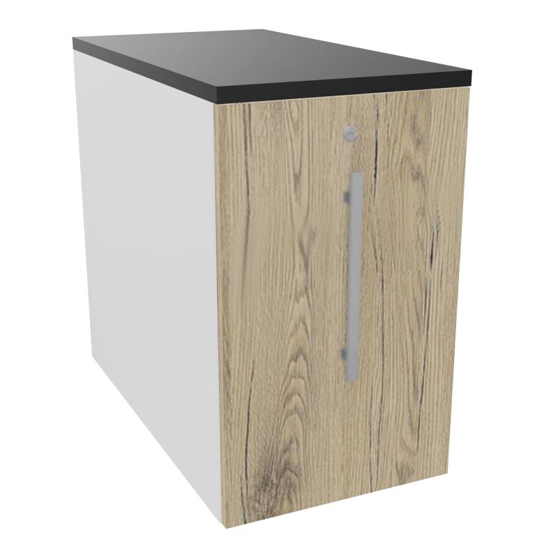 GUSTAVE CAISSON INDIVIDUEL H73,5 L43,2 P80 CM MELAMINE - CORPS  TOP  PORTE  MG R3 R9