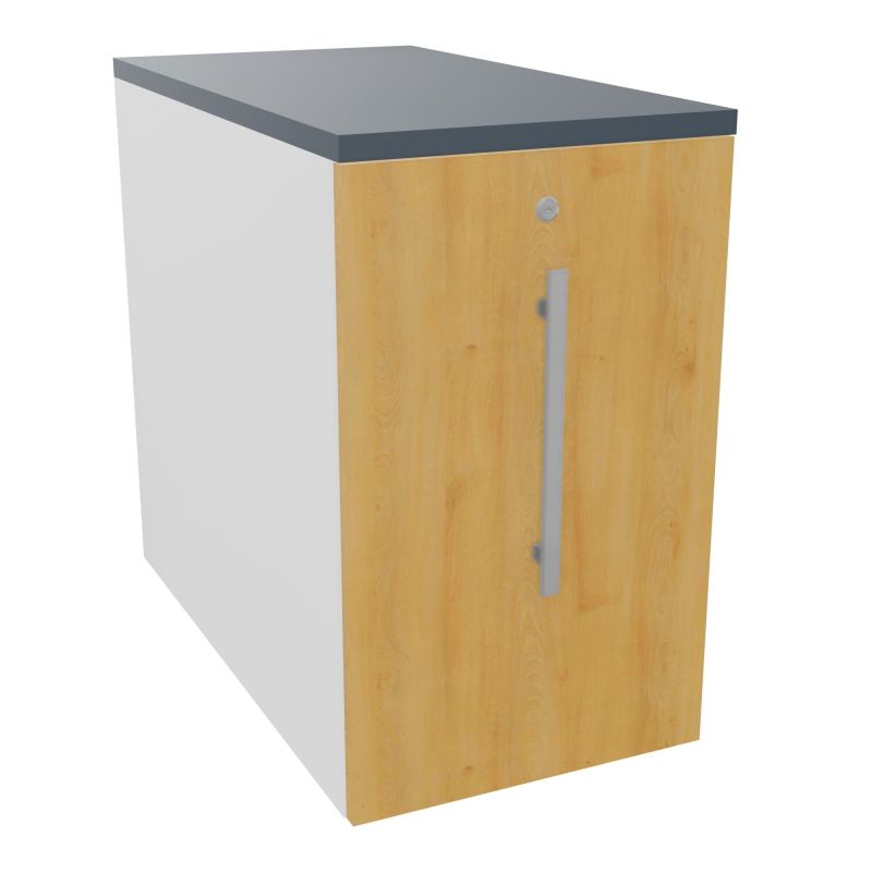 GUSTAVE CAISSON INDIVIDUEL H73,5 L43,2 P80 CM MELAMINE - CORPS  TOP  PORTE  MG R5 R6