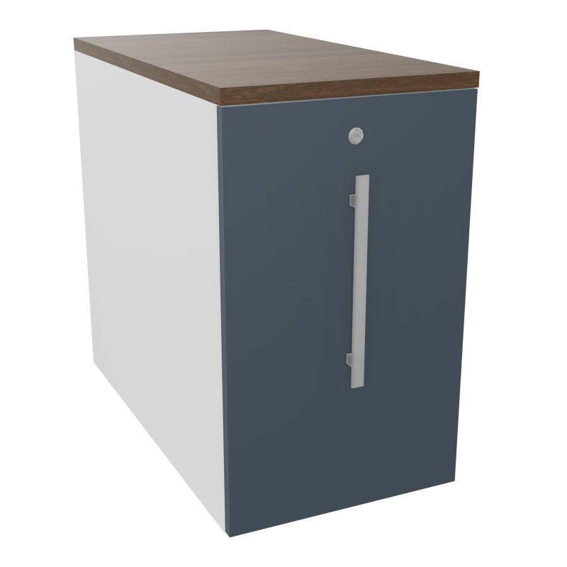 GUSTAVE CAISSON INDIVIDUEL H73,5 L43,2 P80 CM MELAMINE - CORPS  TOP  PORTE  MG R6 N6