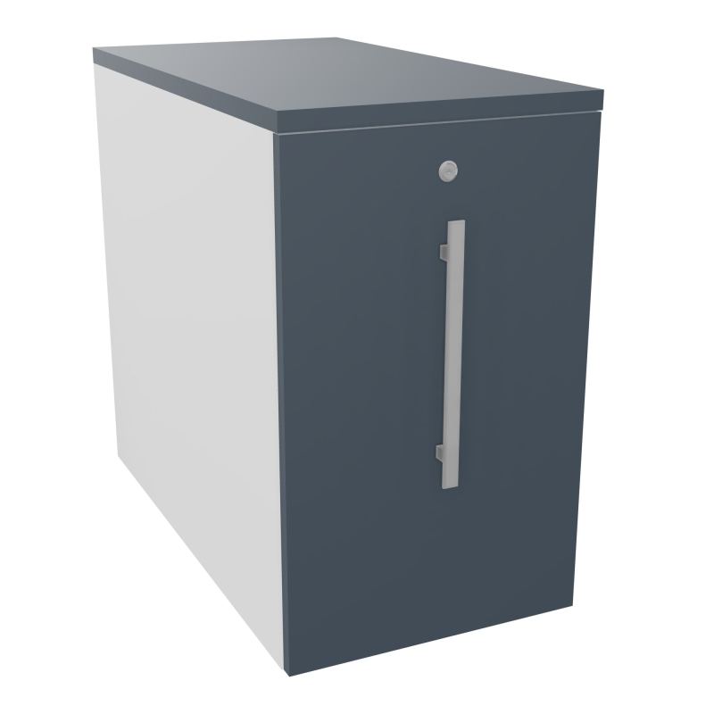 GUSTAVE CAISSON INDIVIDUEL H73,5 L43,2 P80 CM MELAMINE - CORPS  TOP  PORTE  MG R6 R6