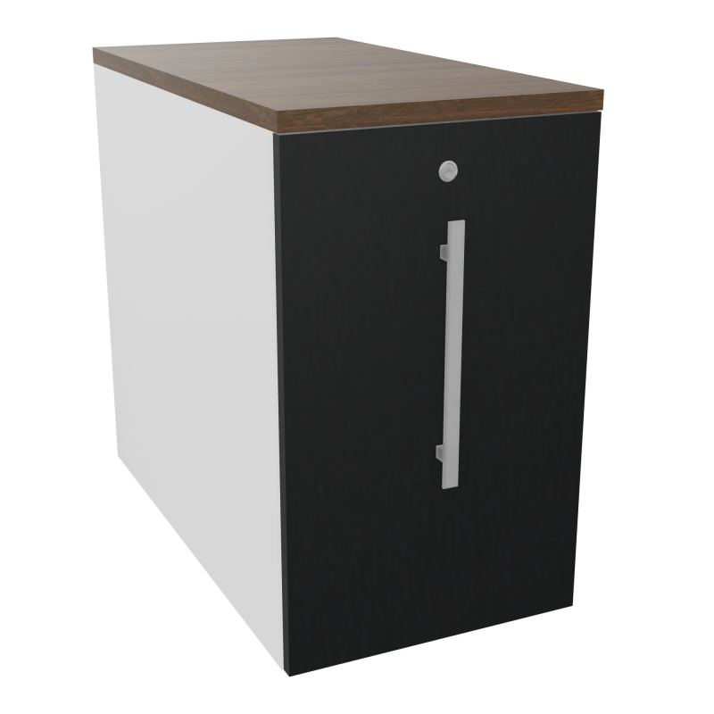 GUSTAVE CAISSON INDIVIDUEL H73,5 L43,2 P80 CM MELAMINE - CORPS  TOP  PORTE  MG R9 N6