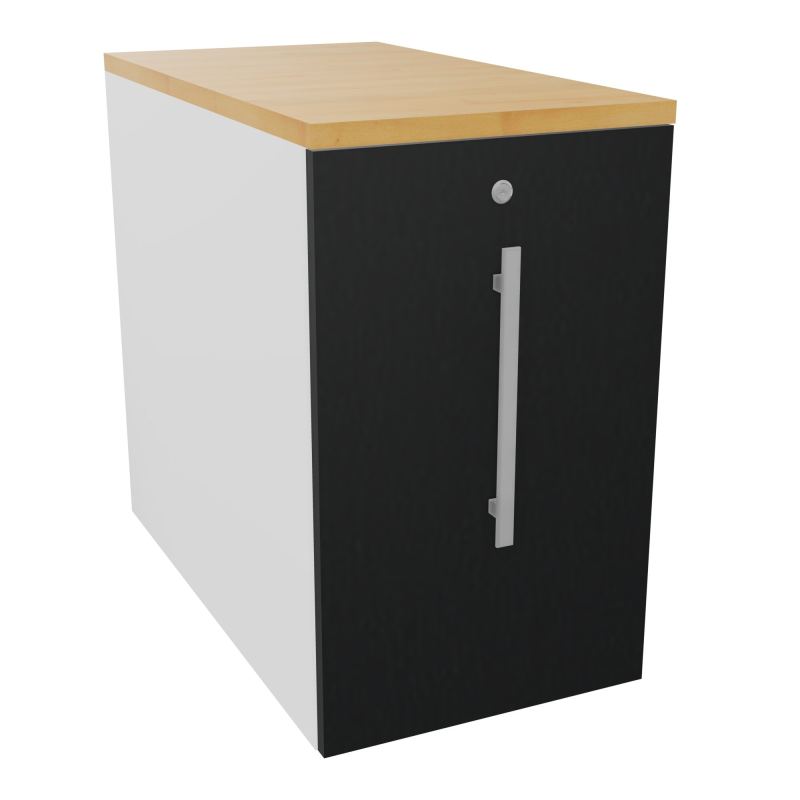 GUSTAVE CAISSON INDIVIDUEL H73,5 L43,2 P80 CM MELAMINE - CORPS  TOP  PORTE  MG R9 R5