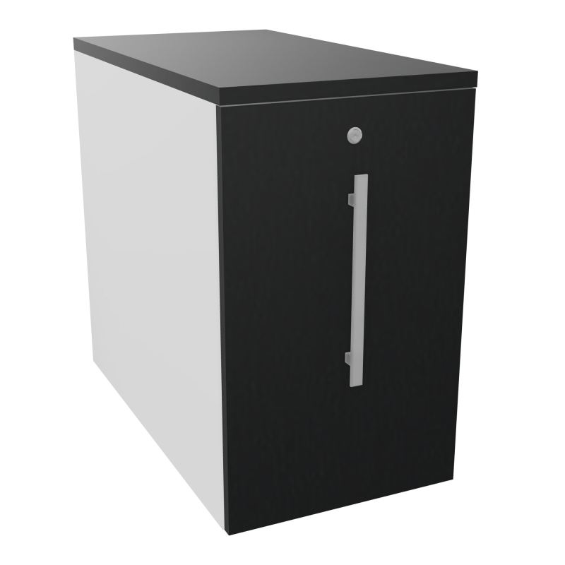 GUSTAVE CAISSON INDIVIDUEL H73,5 L43,2 P80 CM MELAMINE - CORPS  TOP  PORTE  MG R9 R9
