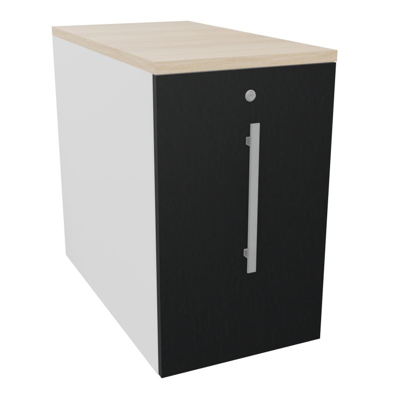 GUSTAVE CAISSON INDIVIDUEL H73,5 L43,2 P80 CM MELAMINE - CORPS  TOP  PORTE  MG R9 RZ