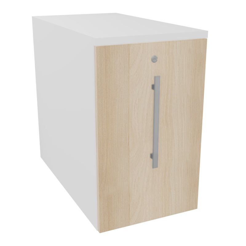 GUSTAVE CAISSON INDIVIDUEL H73,5 L43,2 P80 CM MELAMINE - CORPS  TOP  PORTE MG RZ MG