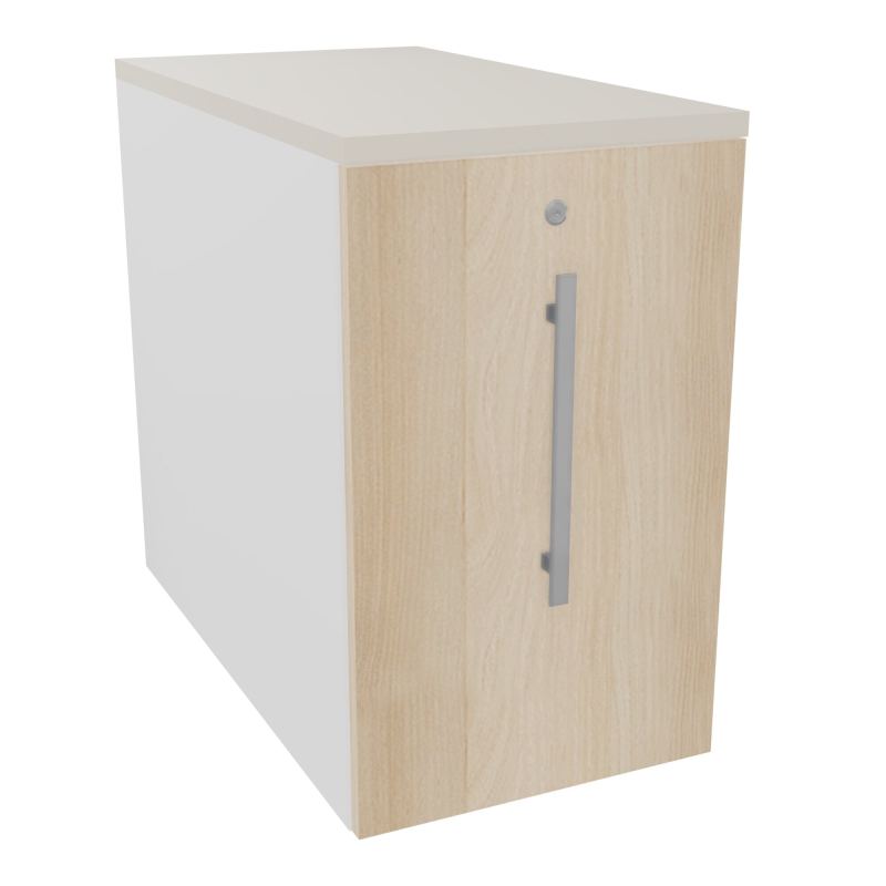 GUSTAVE CAISSON INDIVIDUEL H73,5 L43,2 P80 CM MELAMINE - CORPS  TOP  PORTE MG RZ N5