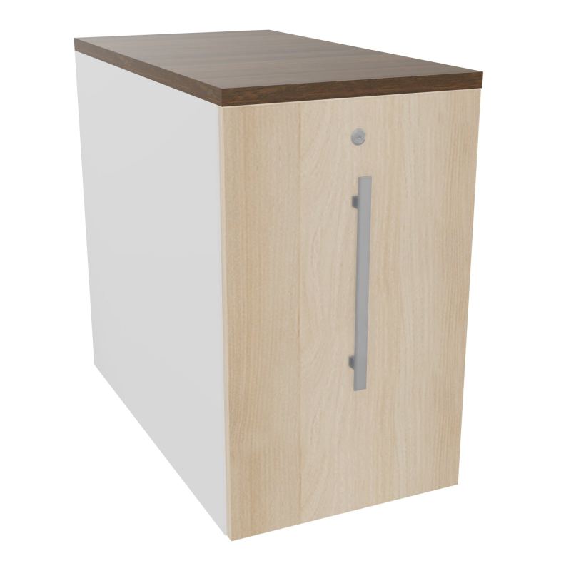 GUSTAVE CAISSON INDIVIDUEL H73,5 L43,2 P80 CM MELAMINE - CORPS  TOP  PORTE MG RZ N6