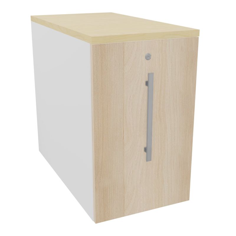 GUSTAVE CAISSON INDIVIDUEL H73,5 L43,2 P80 CM MELAMINE - CORPS  TOP  PORTE MG RZ N8