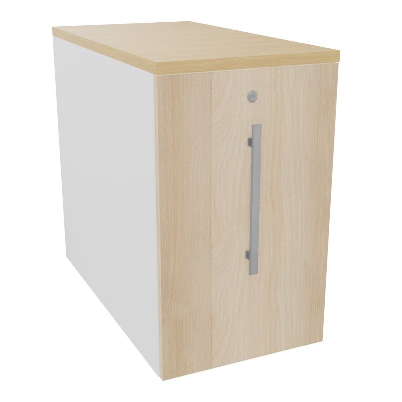 GUSTAVE CAISSON INDIVIDUEL H73,5 L43,2 P80 CM MELAMINE - CORPS  TOP  PORTE  MG RZ R1