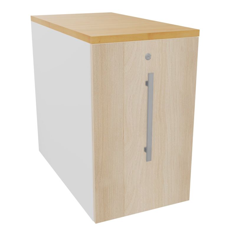 GUSTAVE CAISSON INDIVIDUEL H73,5 L43,2 P80 CM MELAMINE - CORPS  TOP  PORTE  MG RZ R5