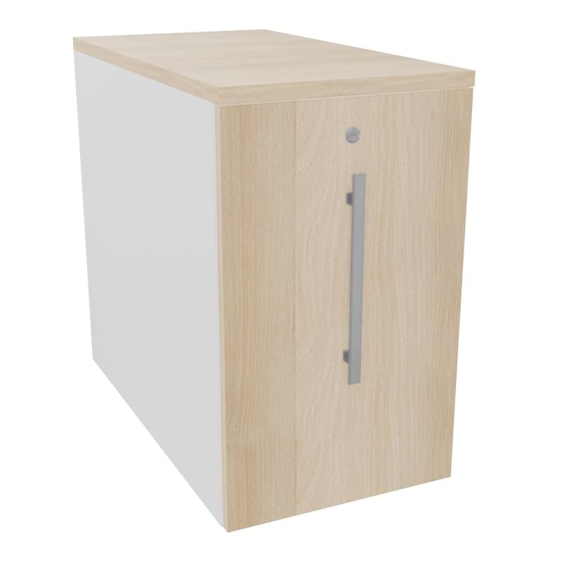 GUSTAVE CAISSON INDIVIDUEL H7 3,5 L43,2 P80 CM MELAMINE - CORPS TOP PORTE MG RZ RZ