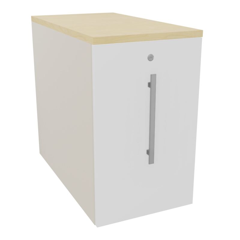 GUSTAVE CAISSON INDIVIDUEL H73,5 L43,2 P80 CM MELAMINE - CORPS  TOP  PORTE N5 MG N8