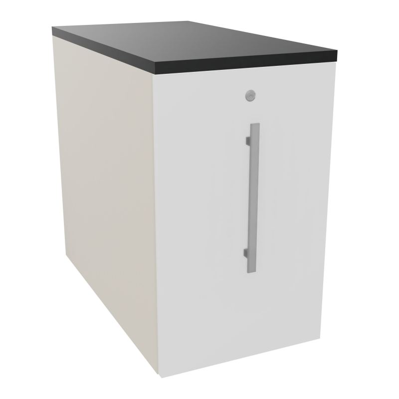 GUSTAVE CAISSON INDIVIDUEL H73,5 L43,2 P80 CM MELAMINE - CORPS  TOP  PORTE  N5 MG R9