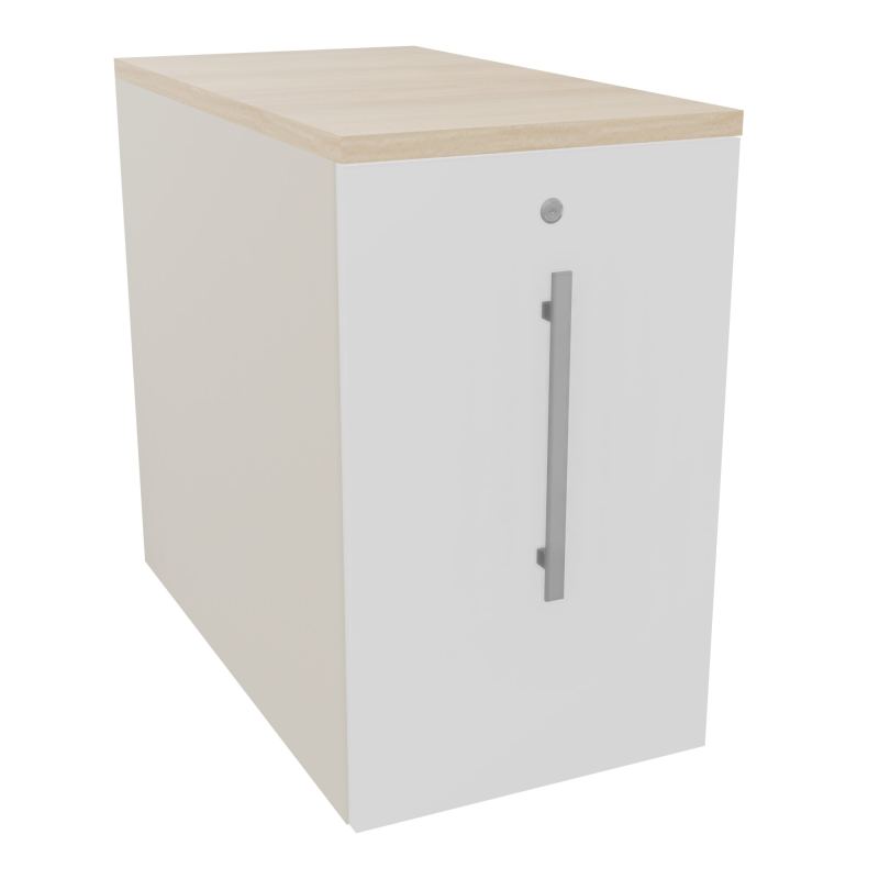 GUSTAVE CAISSON INDIVIDUEL H73,5 L43,2 P80 CM MELAMINE - CORPS  TOP  PORTE N5 MG RZ