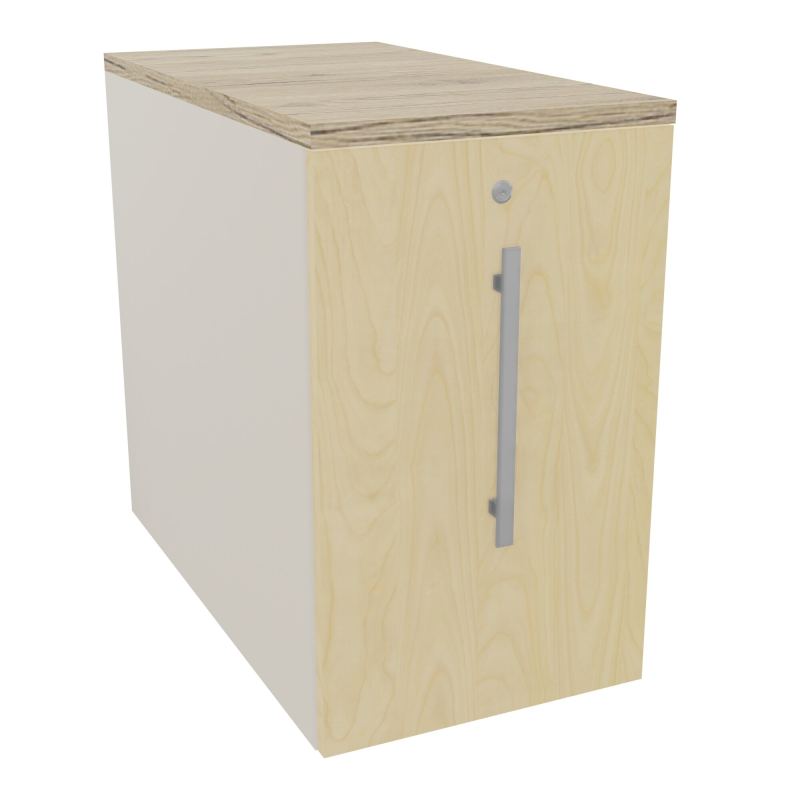 GUSTAVE CAISSON INDIVIDUEL H73,5 L43,2 P80 CM MELAMINE - CORPS  TOP  PORTE N5 N8 R3