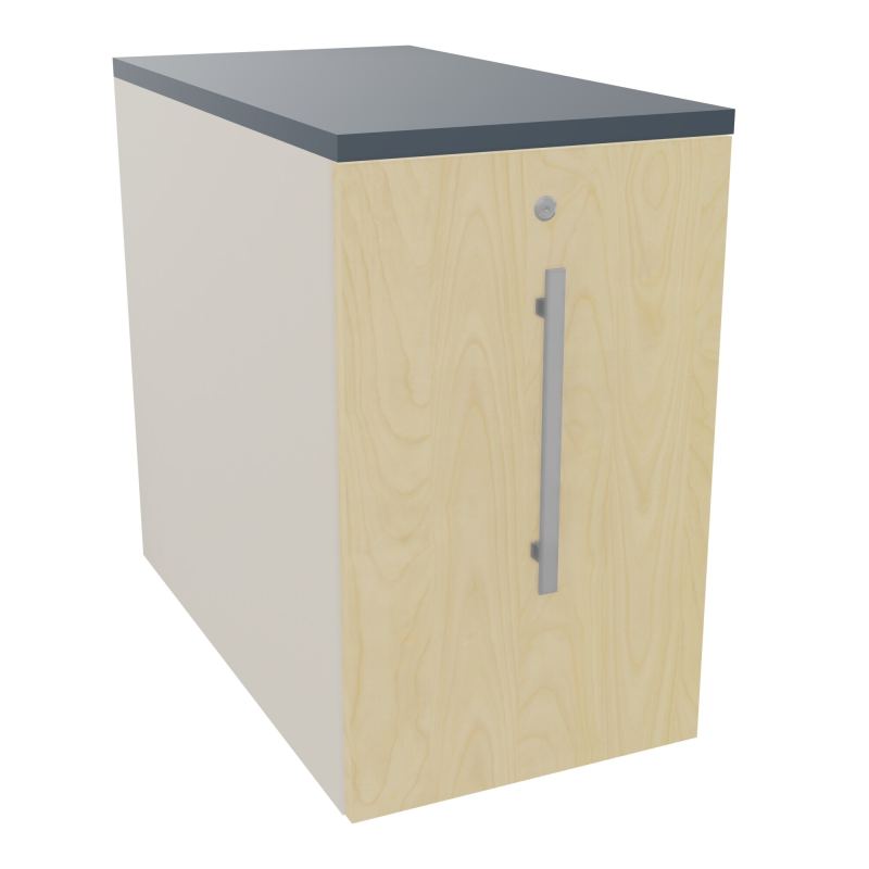 GUSTAVE CAISSON INDIVIDUEL H73,5 L43,2 P80 CM MELAMINE - CORPS  TOP  PORTE  N5 N8 R6
