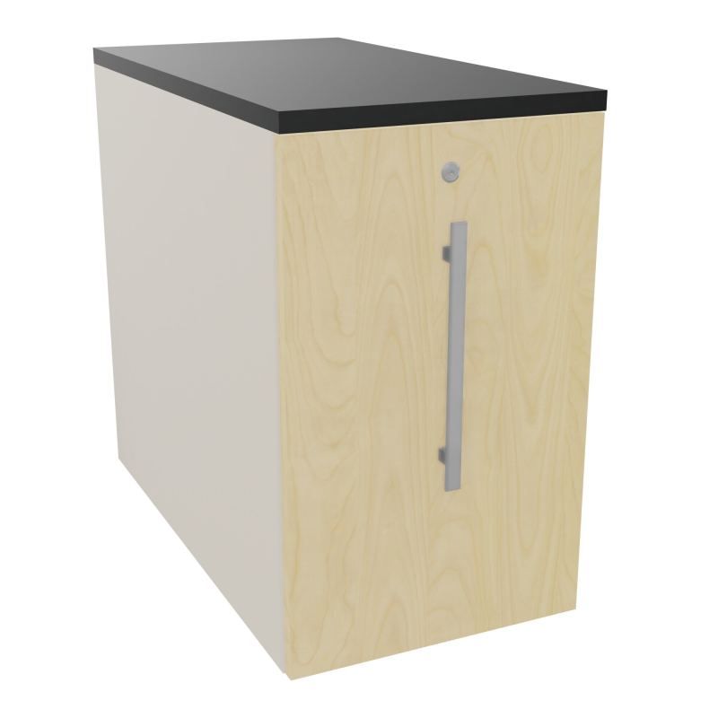 GUSTAVE CAISSON INDIVIDUEL H73,5 L43,2 P80 CM MELAMINE - CORPS  TOP  PORTE  N5 N8 R9
