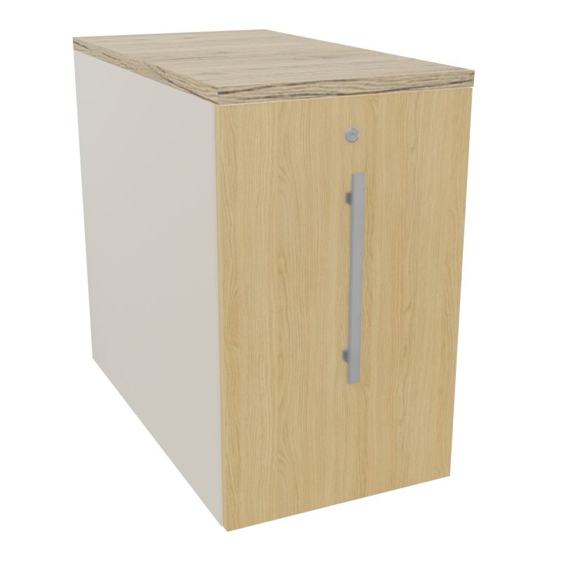 GUSTAVE CAISSON INDIVIDUEL H73,5 L43,2 P80 CM MELAMINE - CORPS  TOP  PORTE  N5 R1 R3