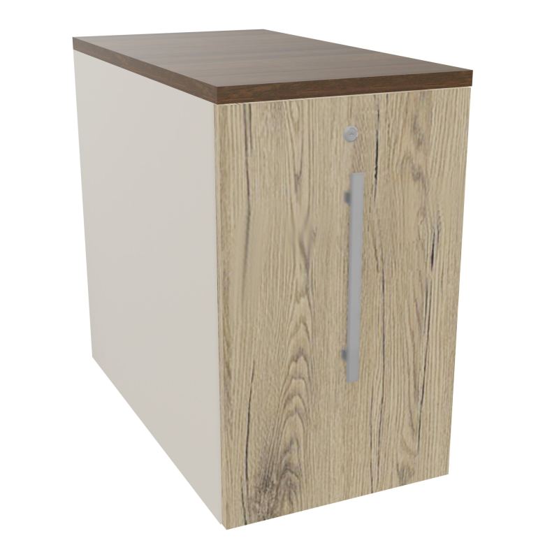 GUSTAVE CAISSON INDIVIDUEL H73,5 L43,2 P80 CM MELAMINE - CORPS  TOP  PORTE N5 R3 N6