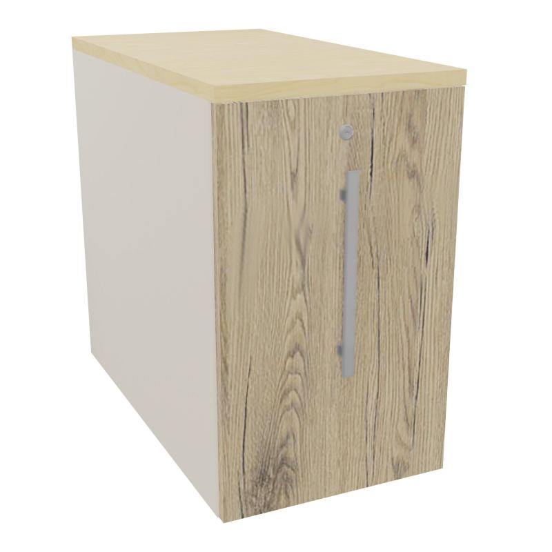 GUSTAVE CAISSON INDIVIDUEL H73,5 L43,2 P80 CM MELAMINE - CORPS  TOP  PORTE N5 R3 N8