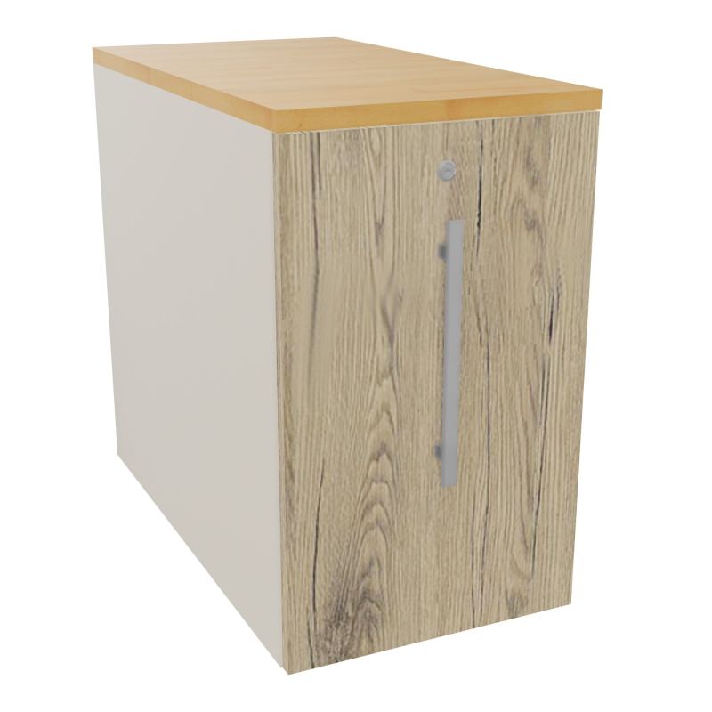 GUSTAVE CAISSON INDIVIDUEL H73,5 L43,2 P80 CM MELAMINE - CORPS  TOP  PORTE  N5 R3 R5