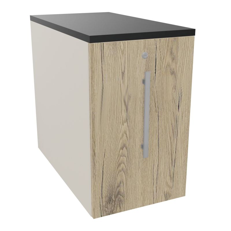 GUSTAVE CAISSON INDIVIDUEL H73,5 L43,2 P80 CM MELAMINE - CORPS  TOP  PORTE  N5 R3 R9