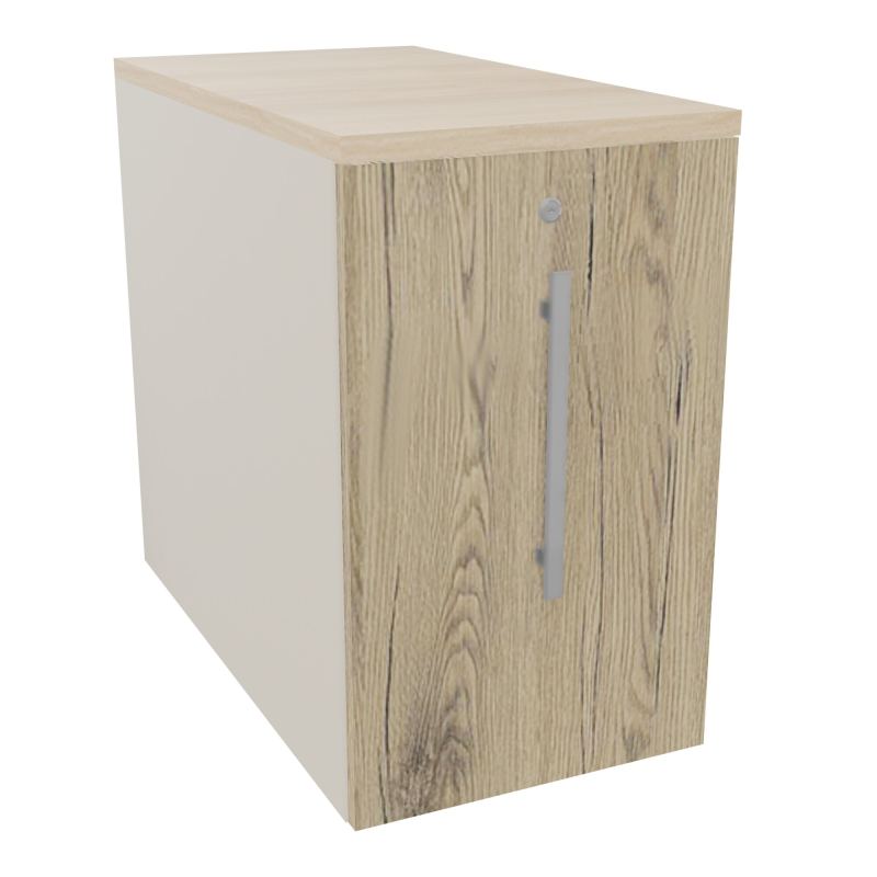 GUSTAVE CAISSON INDIVIDUEL H73,5 L43,2 P80 CM MELAMINE - CORPS  TOP  PORTE N5 R3 RZ