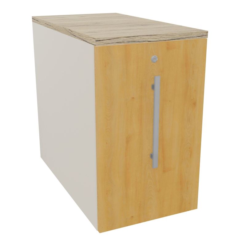 GUSTAVE CAISSON INDIVIDUEL H73,5 L43,2 P80 CM MELAMINE - CORPS  TOP  PORTE  N5 R5 R3
